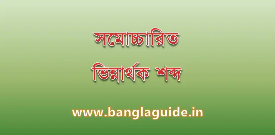 500+ সমোচ্চারিত ভিন্নার্থক শব্দ,  প্রায়-সমোচ্চারিত ভিন্নার্থক শব্দ, তালিকা, PDF